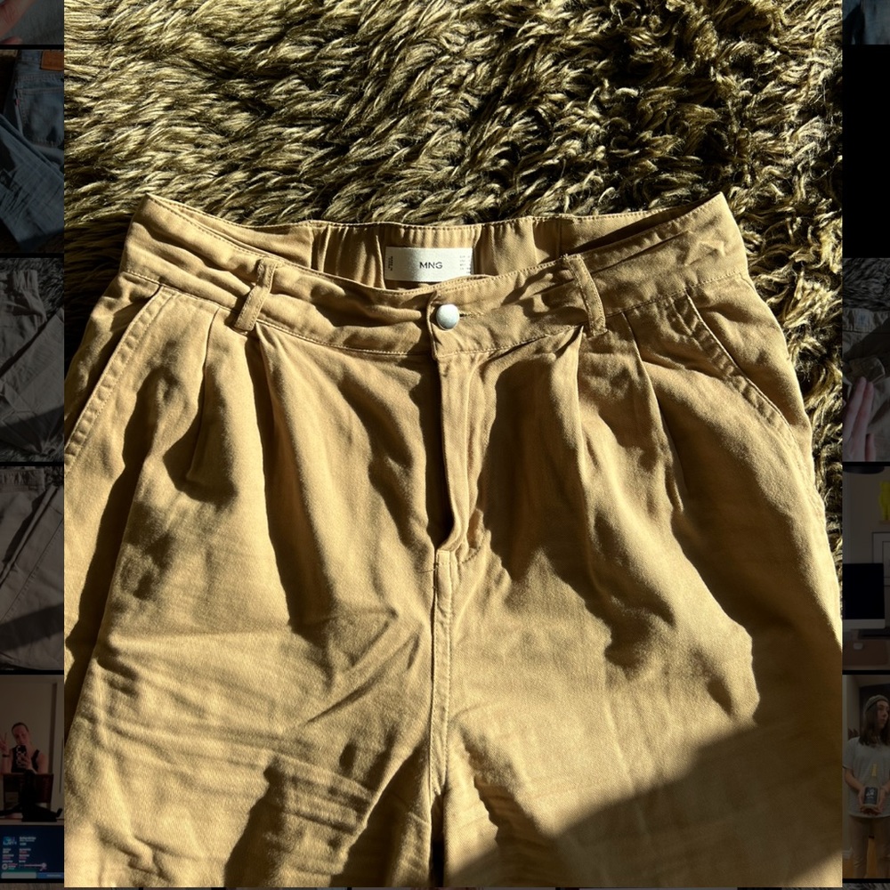 Mango Dress Pants with top pleat